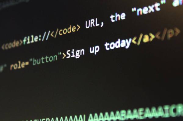 code displayed on a black background